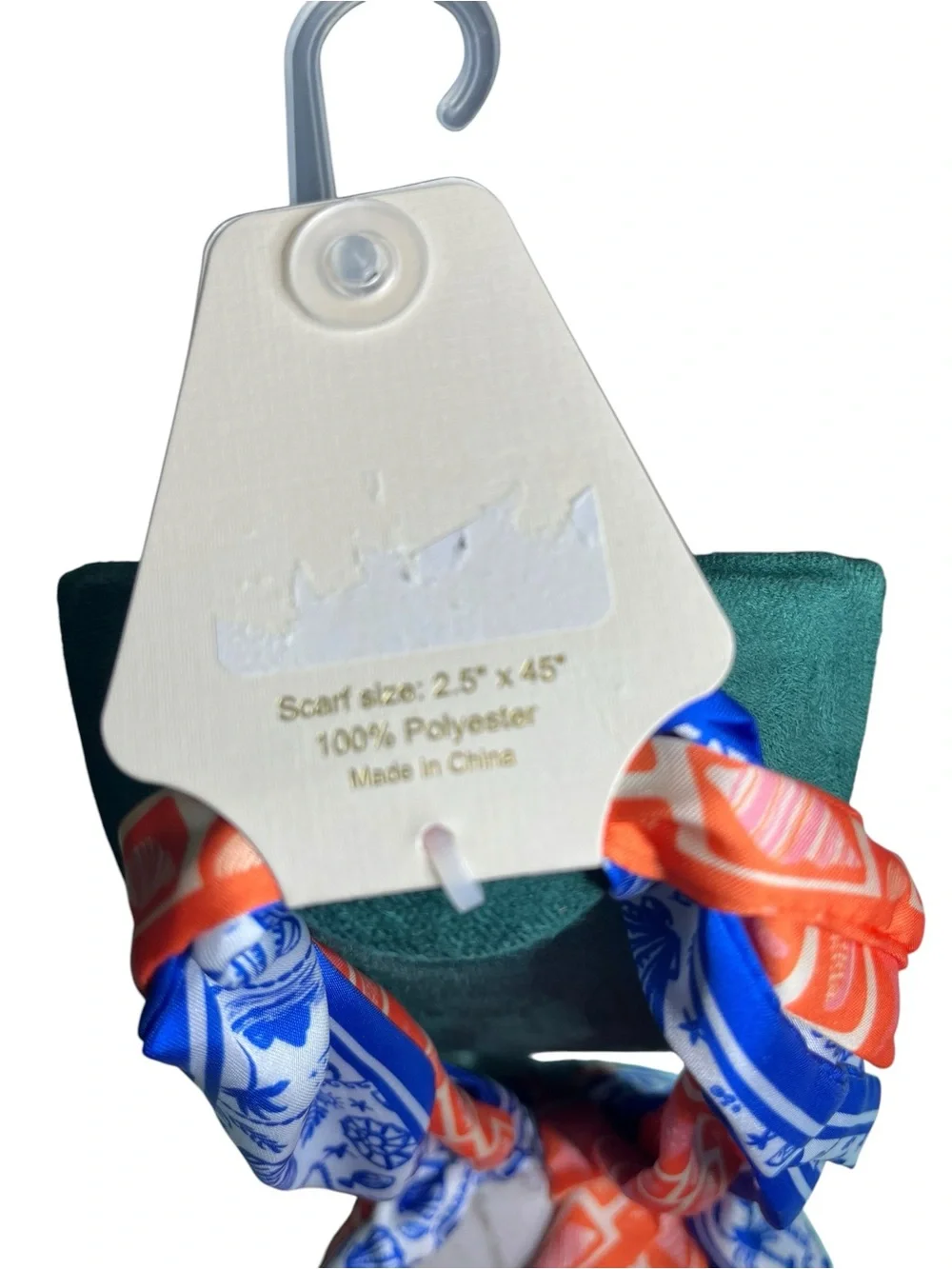 piper•k Red & Blue Printed Scarf